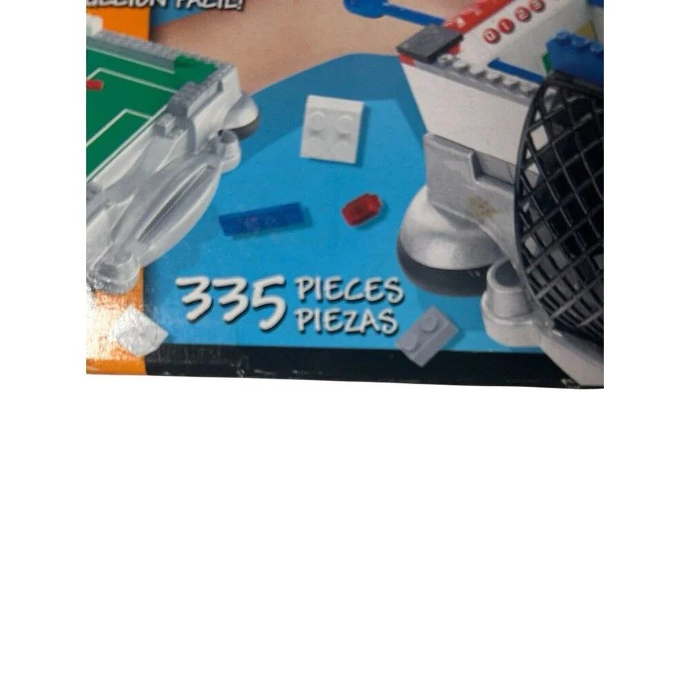 2001 MEGA BLOKS 335 PC SHOOTOUT SOCCER 9180 SET NEW IN BOX- VINTAGE- PLEASE READ